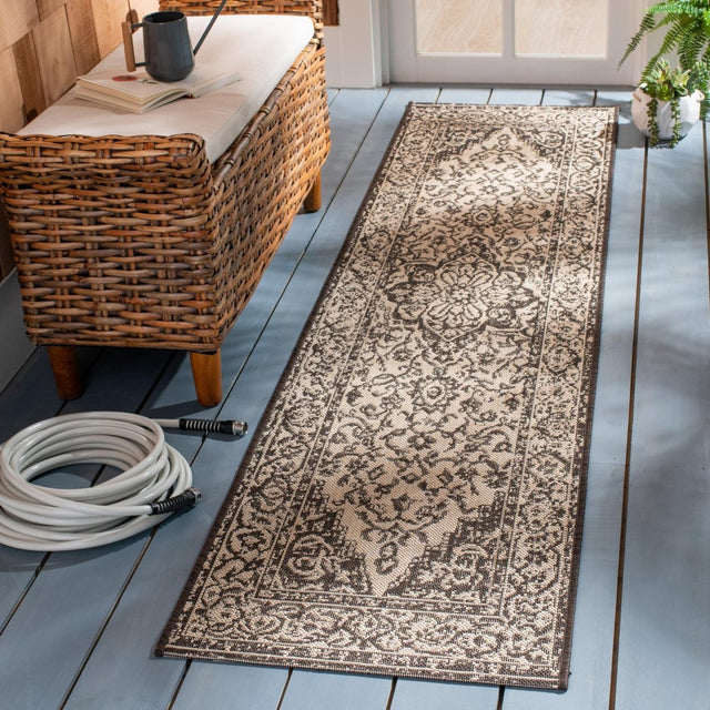 Safavieh Beach House Bhs137U Creme/Brown Rugs.