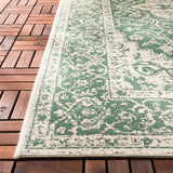 Safavieh Beach House Bhs137Y Green/Creme Rugs.