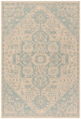 Safavieh Beach House Bhs138K Aqua/Cream Rugs.
