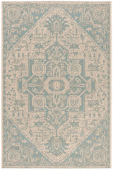 Safavieh Beach House Bhs138K Aqua/Cream Rugs.