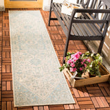 Safavieh Beach House Bhs138K Aqua/Cream Rugs.