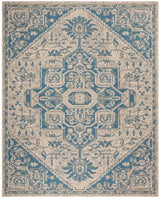 Safavieh Beach House Bhs138M Blue/Creme Rugs.