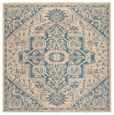 Safavieh Beach House Bhs138M Blue/Creme Rugs.