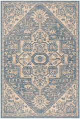 Safavieh Beach House Bhs138N Cream/Blue Rugs.