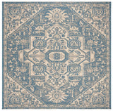 Safavieh Beach House Bhs138N Cream/Blue Rugs.