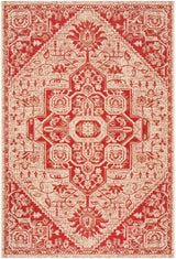 Safavieh Beach House Bhs138Q Red/Creme Rugs.