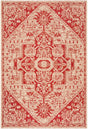 Safavieh Beach House Bhs138Q Red/Creme Rugs.