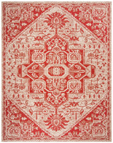Safavieh Beach House Bhs138Q Red/Creme Rugs.