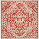 Safavieh Beach House Bhs138Q Red/Creme Rugs.
