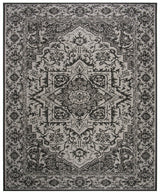 Safavieh Beach House Bhs139A Light Grey/Charcoal Rug.