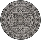 Safavieh Beach House Bhs139A Light Grey/Charcoal Rug.