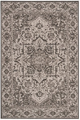 Safavieh Beach House Bhs139A Light Grey/Charcoal Rug.