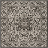 Safavieh Beach House Bhs139A Light Grey/Charcoal Rug.