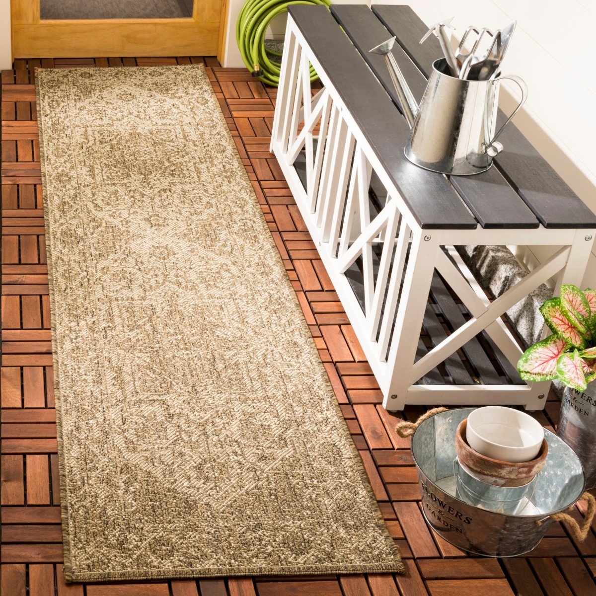 Safavieh Beach House Bhs139C Cream/Beige Rugs.
