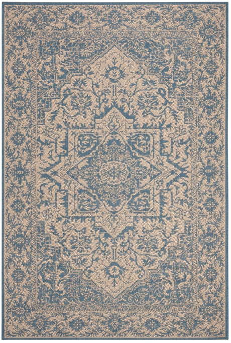 Safavieh Beach House Bhs139N Cream/Blue Rugs.