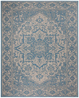 Safavieh Beach House Bhs139N Cream/Blue Rugs.