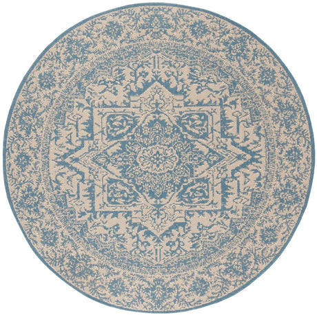 Safavieh Beach House Bhs139N Cream/Blue Rugs.
