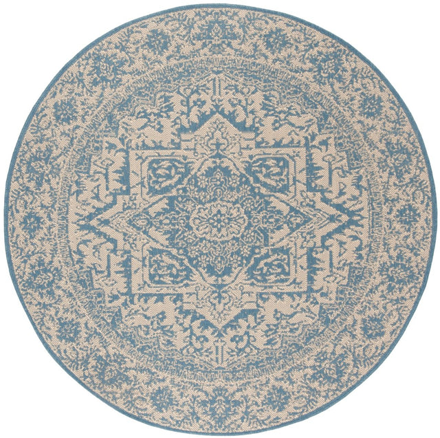 Safavieh Beach House Bhs139N Cream/Blue Rugs.