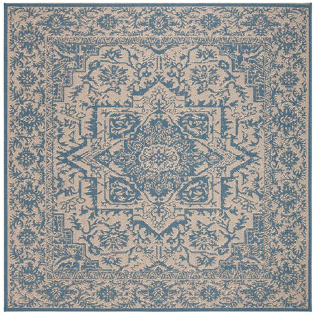 Safavieh Beach House Bhs139N Cream/Blue Rugs.
