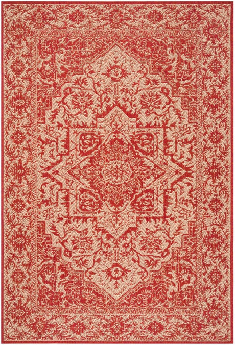 Safavieh Beach House Bhs139Q Red/Creme Rugs.