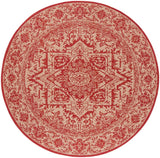 Safavieh Beach House Bhs139Q Red/Creme Rugs.