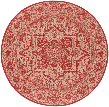 Safavieh Beach House Bhs139Q Red/Creme Rugs.