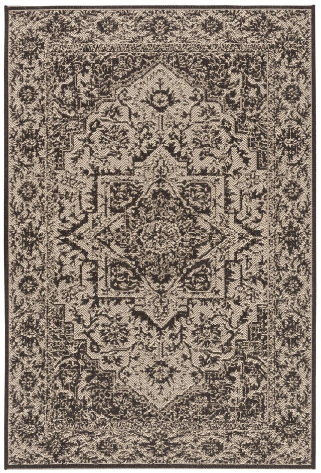 Safavieh Beach House Bhs139U Creme/Brown Rug.