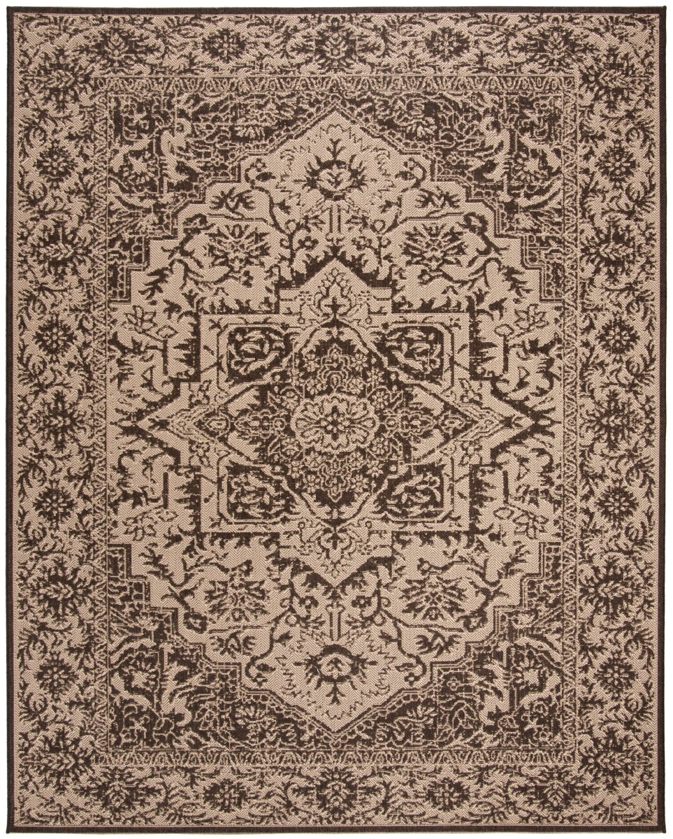 Safavieh Beach House Bhs139U Creme/Brown Rug.