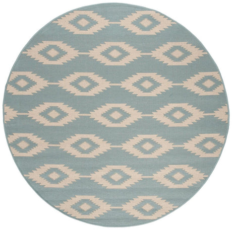 Safavieh Beach House Bhs171L Cream/Aqua Rugs.