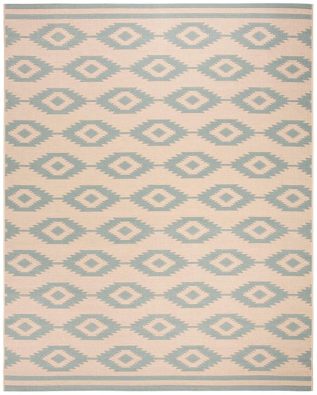 Safavieh Beach House Bhs171L Cream/Aqua Rugs.
