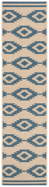 Safavieh Beach House Bhs171M Blue/Creme Rugs.