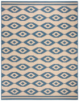 Safavieh Beach House Bhs171M Blue/Creme Rugs.