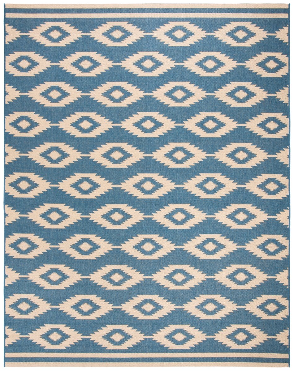 Safavieh Beach House Bhs171N Cream/Blue Rugs.