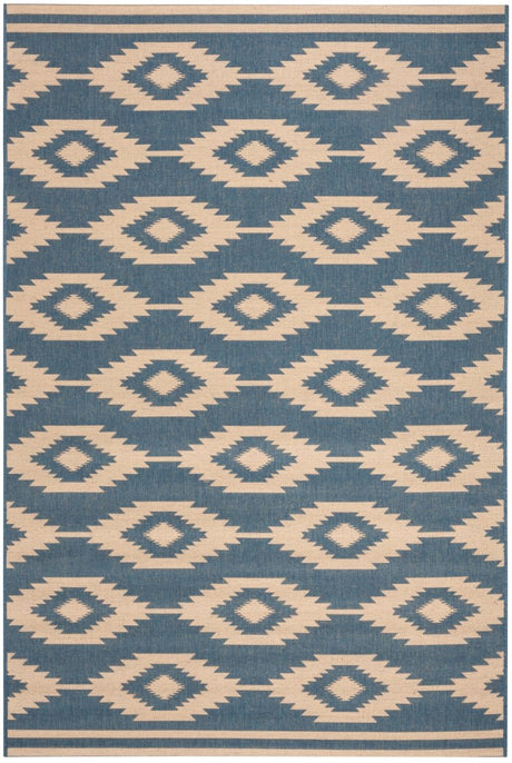 Safavieh Beach House Bhs171N Cream/Blue Rugs.