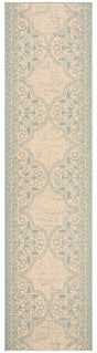 Safavieh Beach House Bhs174K Aqua/Cream Rugs.