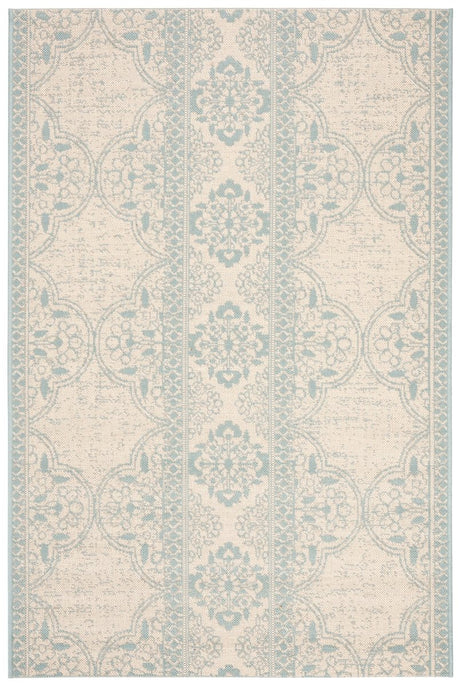 Safavieh Beach House Bhs174K Aqua/Cream Rugs.