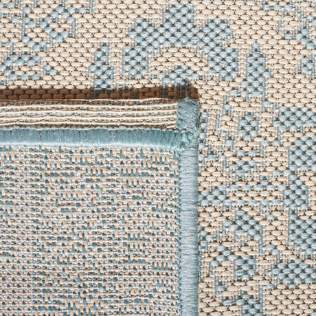 Safavieh Beach House Bhs174K Aqua/Cream Rugs.