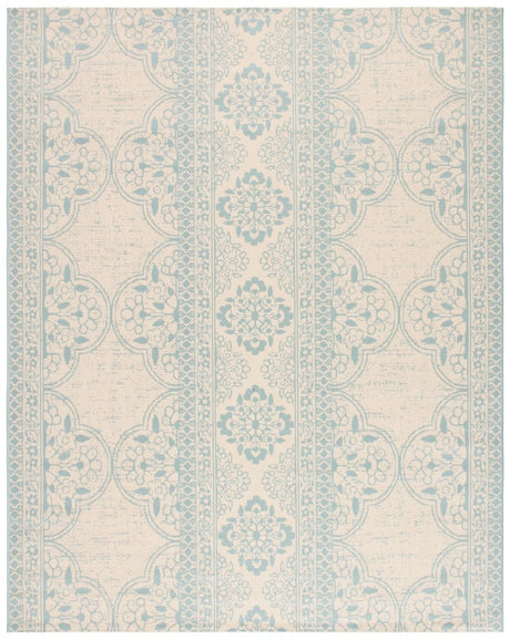 Safavieh Beach House Bhs174K Aqua/Cream Rugs.