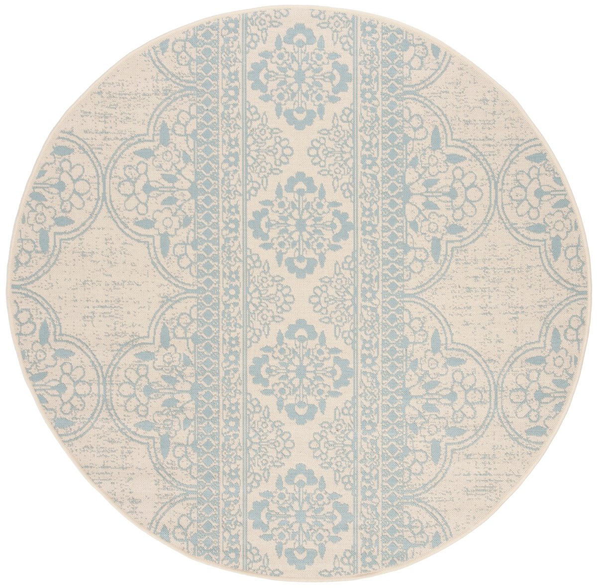 Safavieh Beach House Bhs174K Aqua/Cream Rugs.