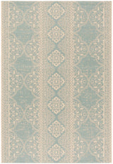 Safavieh Beach House Bhs174L Cream/Aqua Rugs.