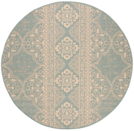 Safavieh Beach House Bhs174L Cream/Aqua Rugs.