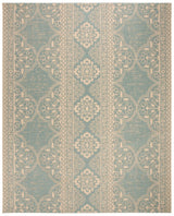 Safavieh Beach House Bhs174L Cream/Aqua Rugs.