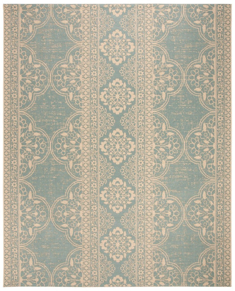 Safavieh Beach House Bhs174L Cream/Aqua Rugs.