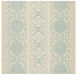 Safavieh Beach House Bhs174L Cream/Aqua Rugs.
