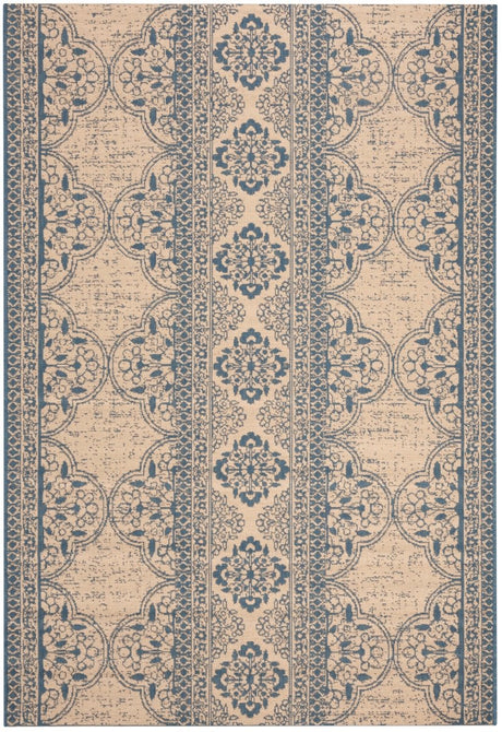 Safavieh Beach House Bhs174M Blue/Creme Rugs.