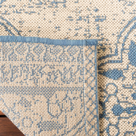 Safavieh Beach House Bhs174M Blue/Creme Rugs.