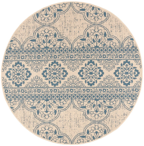 Safavieh Beach House Bhs174M Blue/Creme Rugs.