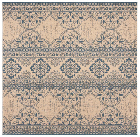 Safavieh Beach House Bhs174M Blue/Creme Rugs.