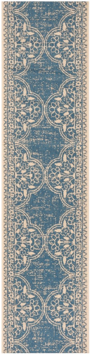 Safavieh Beach House Bhs174N Cream/Blue Rugs.