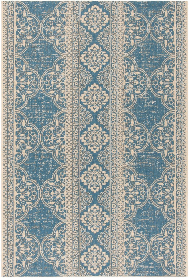 Safavieh Beach House Bhs174N Cream/Blue Rugs.